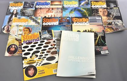 various-Studio Sound mags Jan 99 -  Dec 01